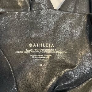 Athleta Salutation Stash Shine Tights
